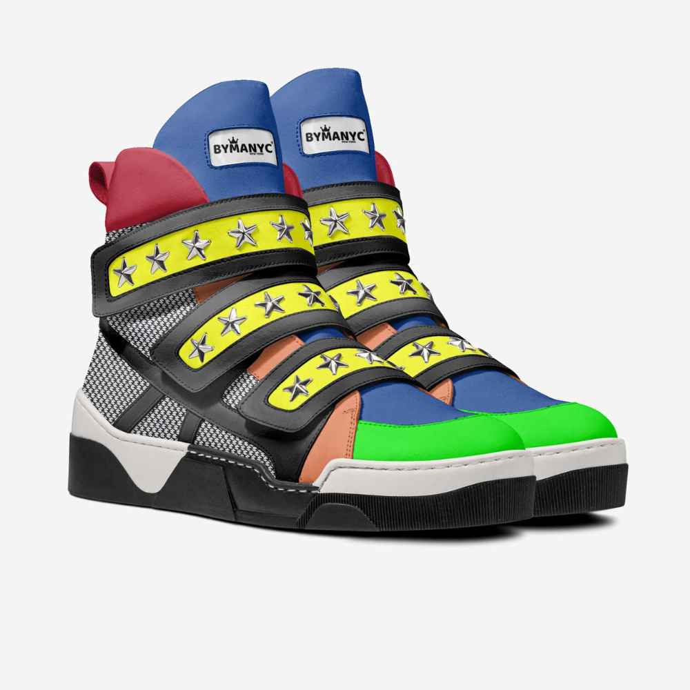 Unisex Limited Edition EAST VILLAGE MULTI High-Tops BYMANYC ® New York-1