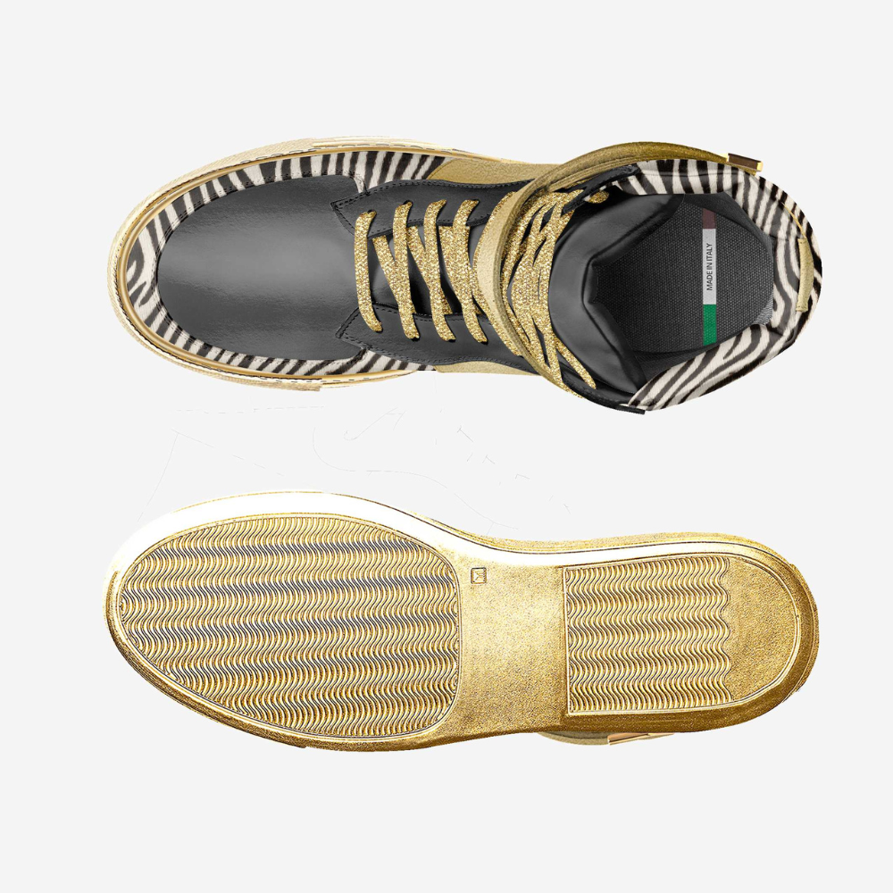 Unisex Limited Edition UPPER EAST GOLD High-Tops BYMANYC ® New York-2