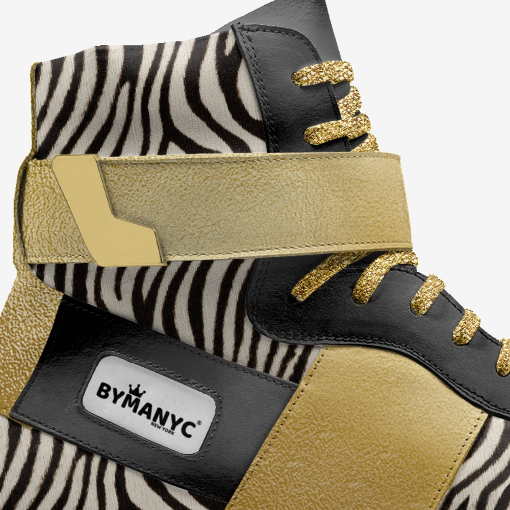 Unisex Limited Edition UPPER EAST GOLD High-Tops BYMANYC ® New York-3