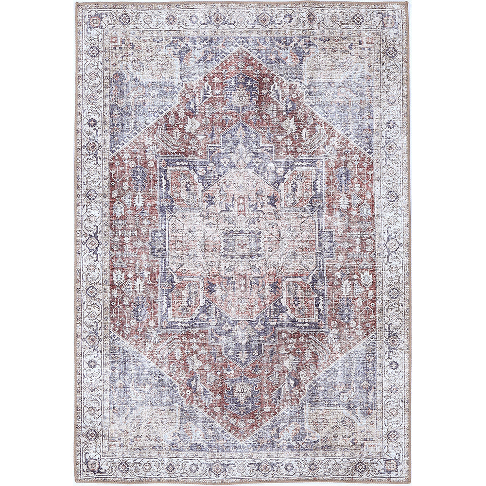 Luna Machine Washable in Red Rug-0