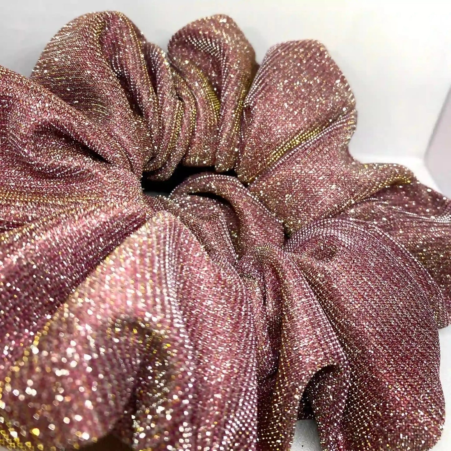 Red Sparkle Scrunchie