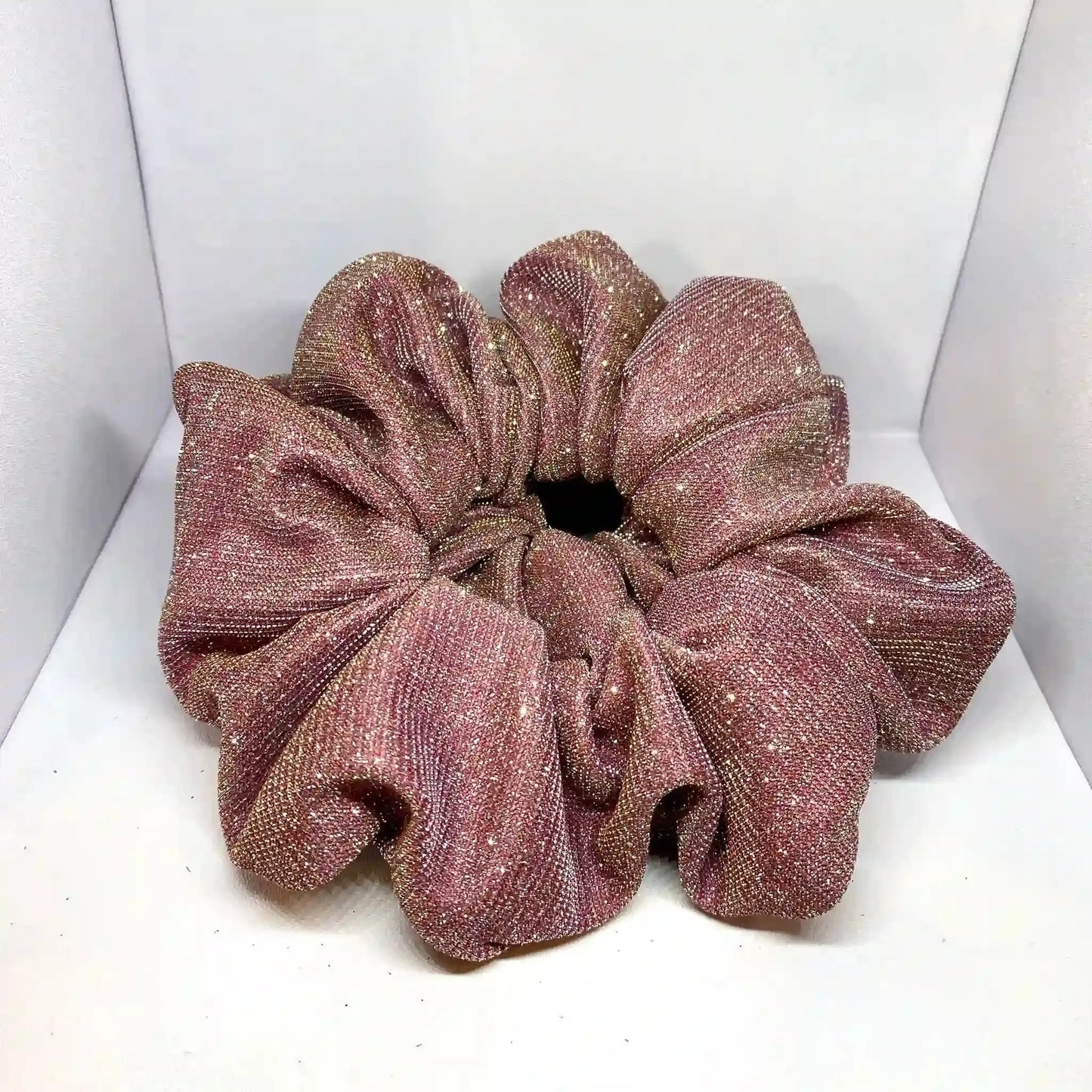 Red Sparkle Scrunchie