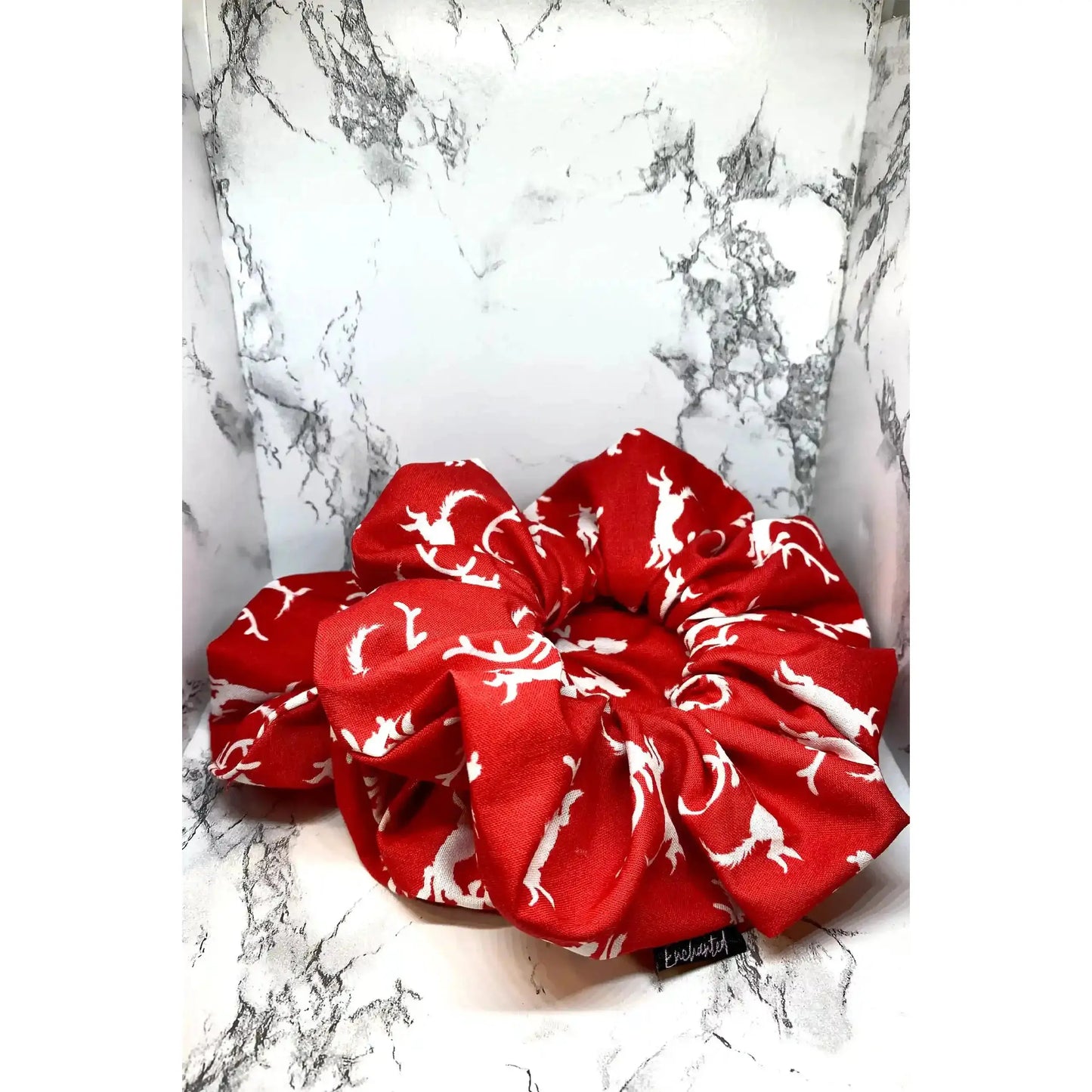 Red Max Christmas Scrunchie
