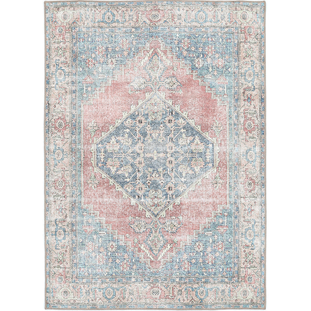 Celine Machine Washable in Blue Rug-0