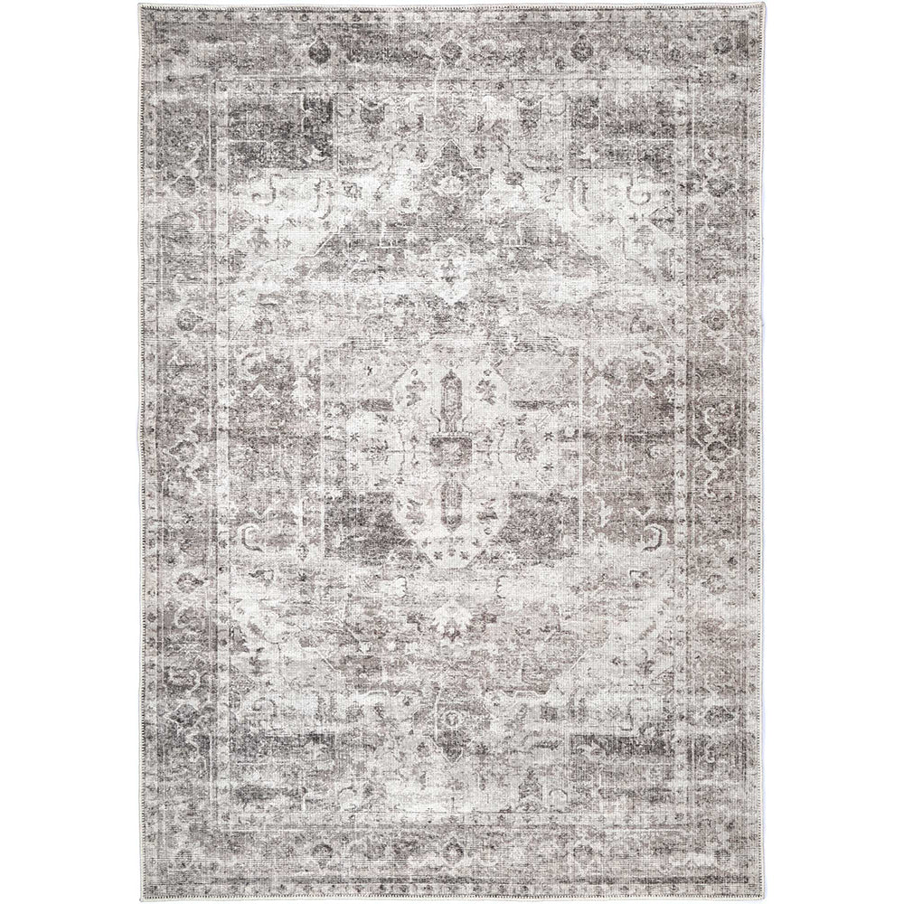 Chateau Machine washable in Grey Rug-0