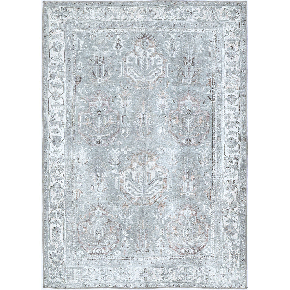 Florence Machine Washable in Grey Rug-0
