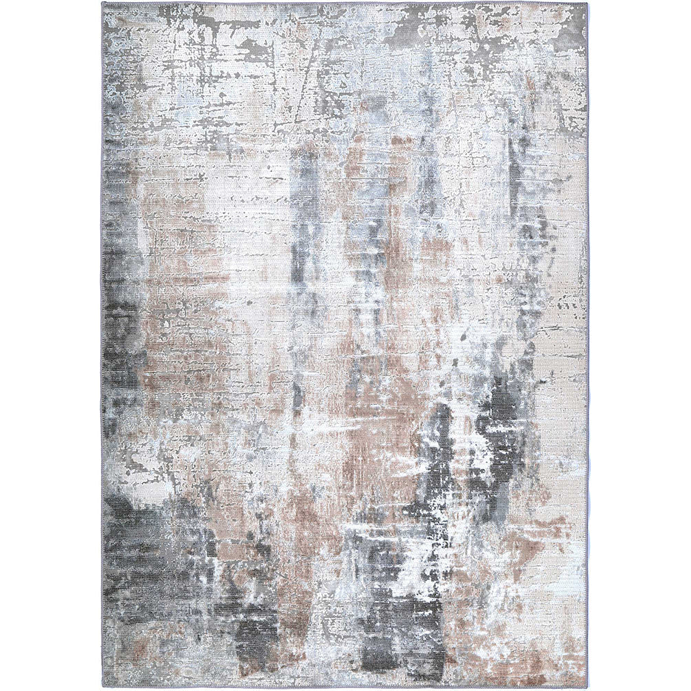 Abstract Twilight in Black Rug-0