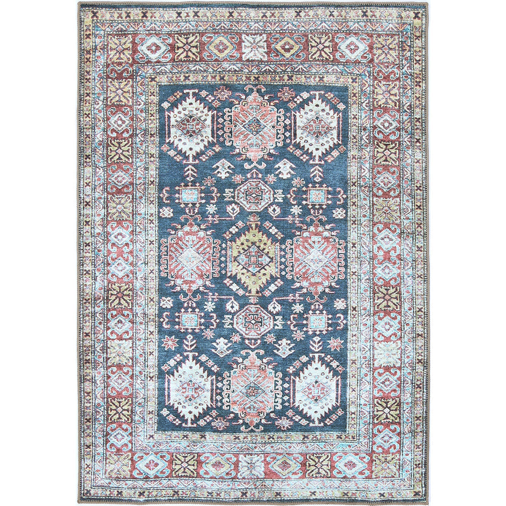 Eloise Machine Washable in Navy Blue Rug-0