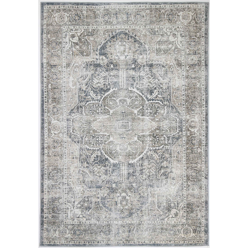 Distressed Vintage Kendra Ash in Grey Rug-0