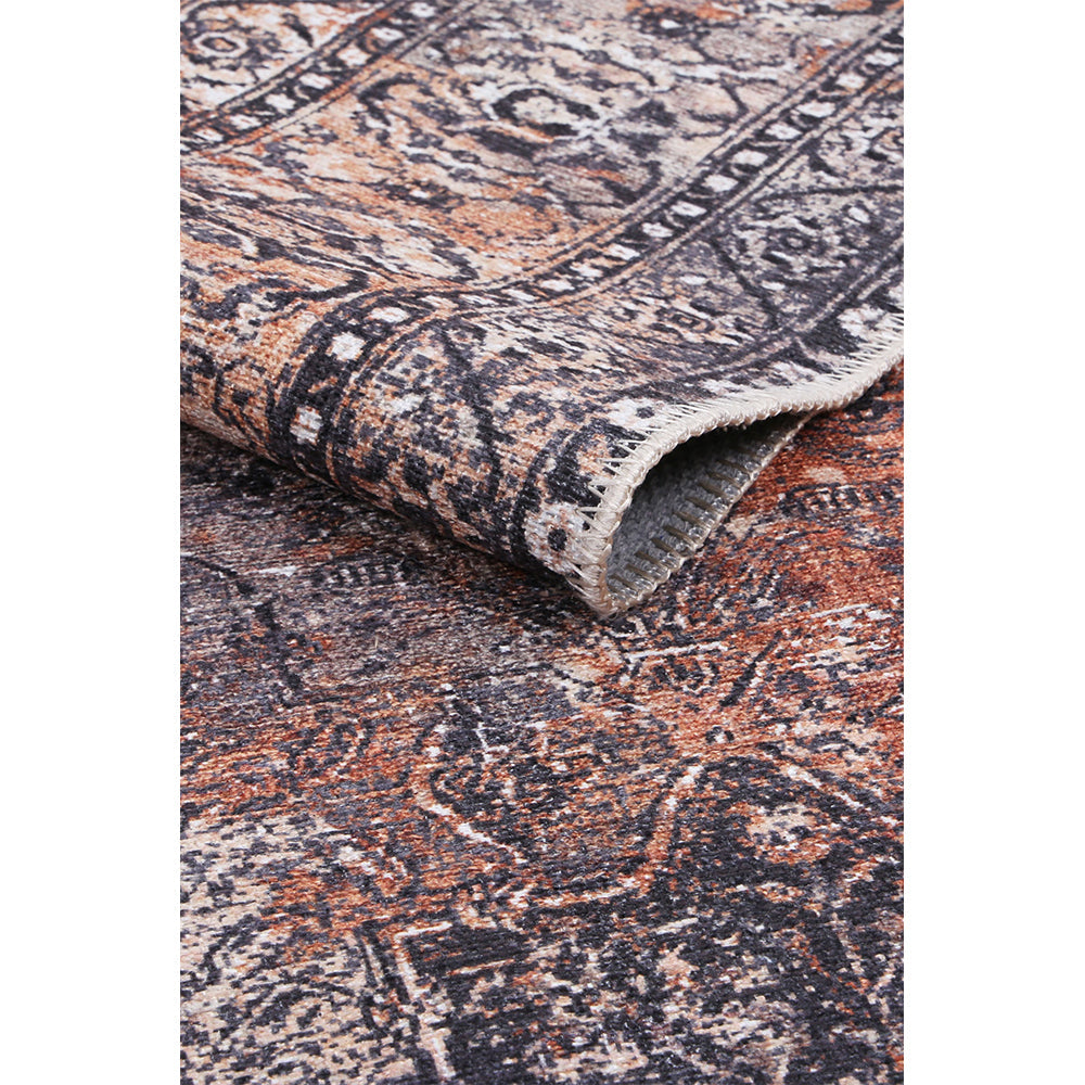 Vintage Tanner Elegance in Natural : Round Rug-0