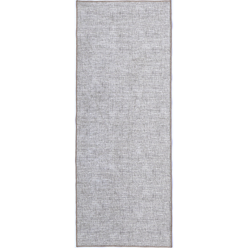 Urban Zinc Solid in Grey : Runner Rug-0