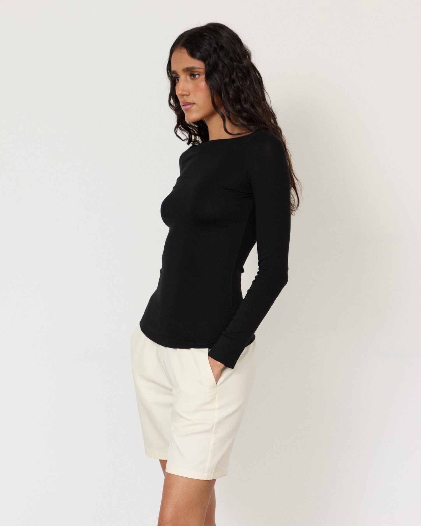 Lane Boatneck Top