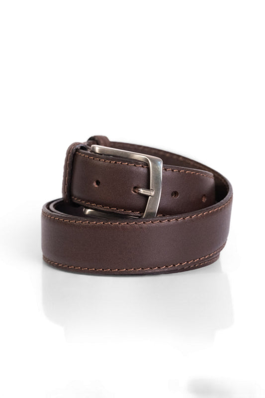 Tardini Smooth Genuine Leather Belt