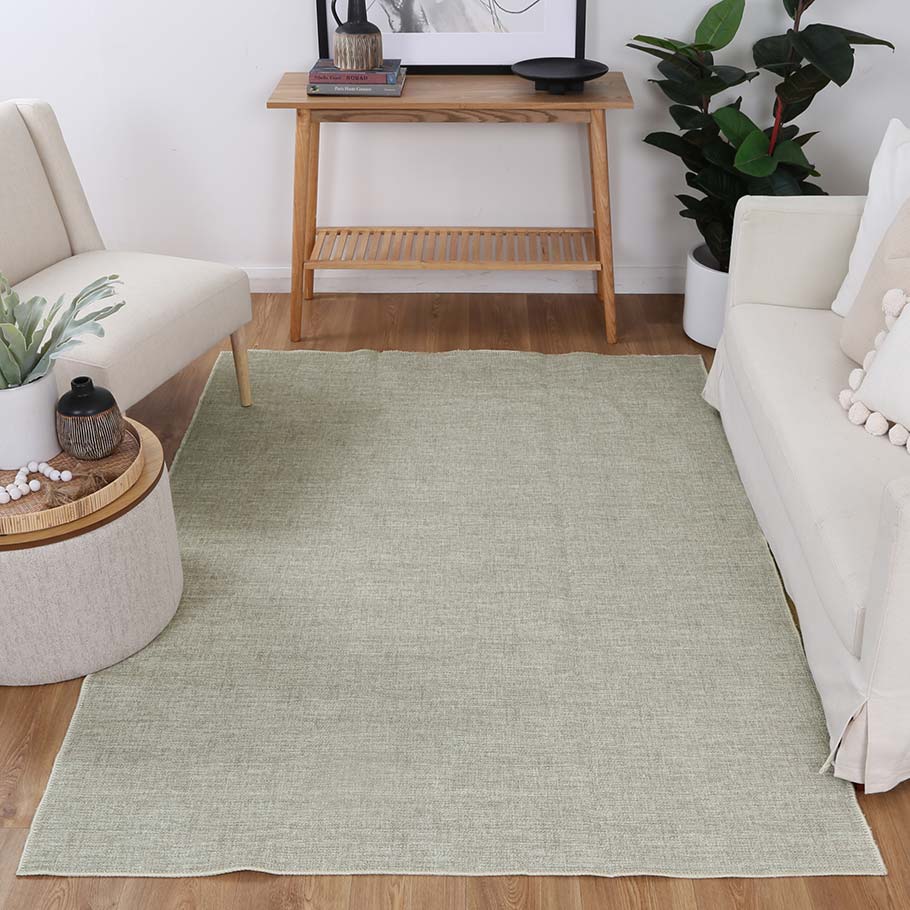 Urban Linen Solid in Grey Rug-2
