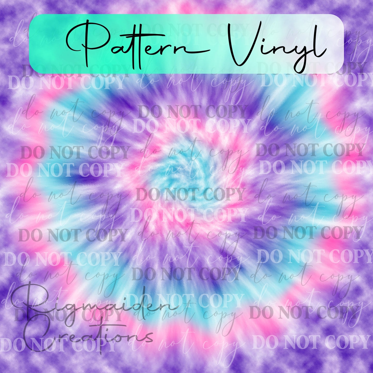 Pastel Tie Dye 4 Vinyl