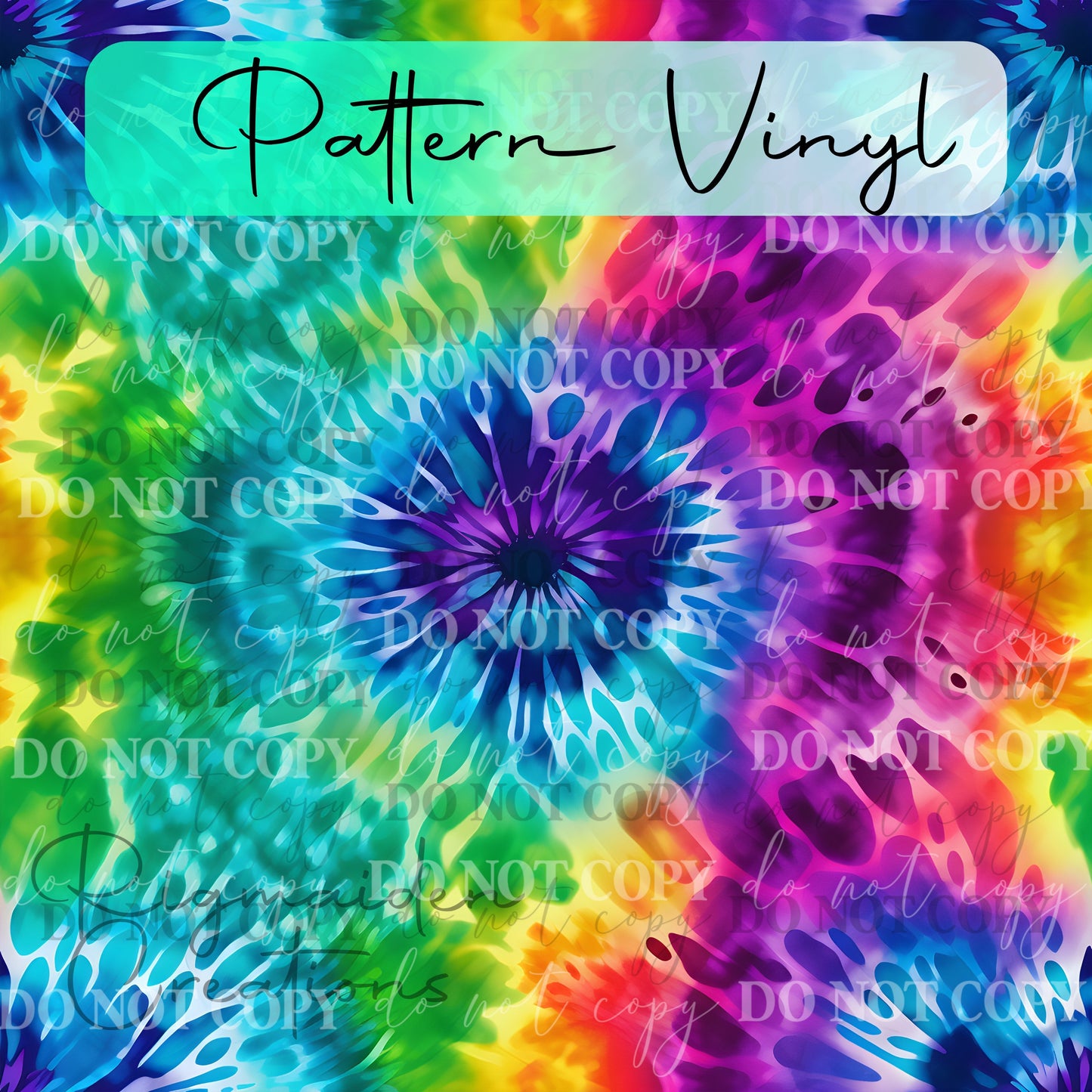 Rainbow Tie Dye 2 Vinyl