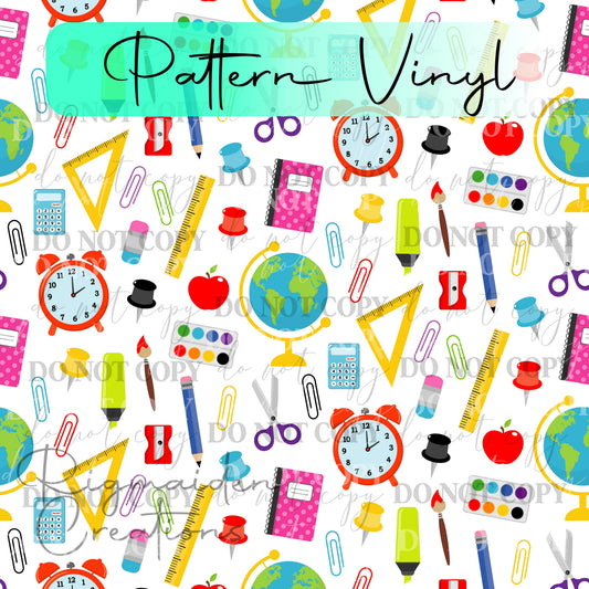 School Supplies 1 Vinyl