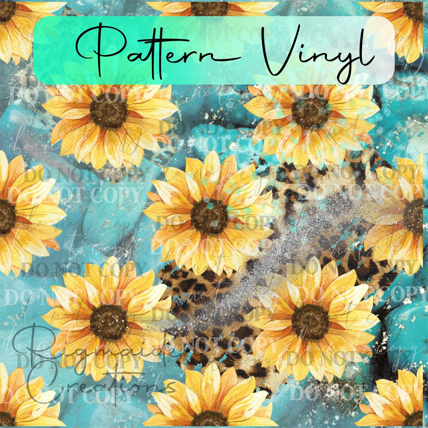 Sunflower Leopard Vinyl