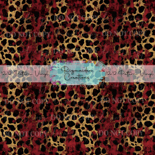 Grunge Cheetah Vinyl