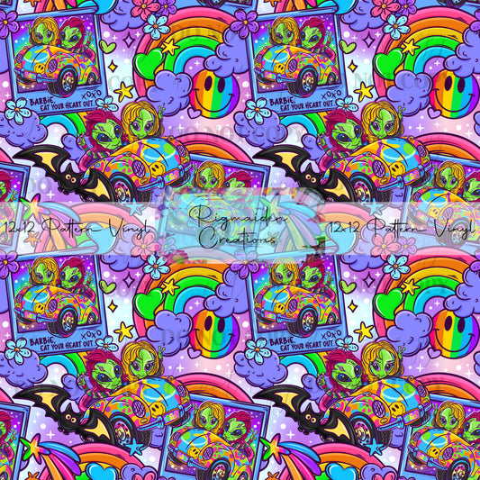 Bright Alien Horror Vinyl