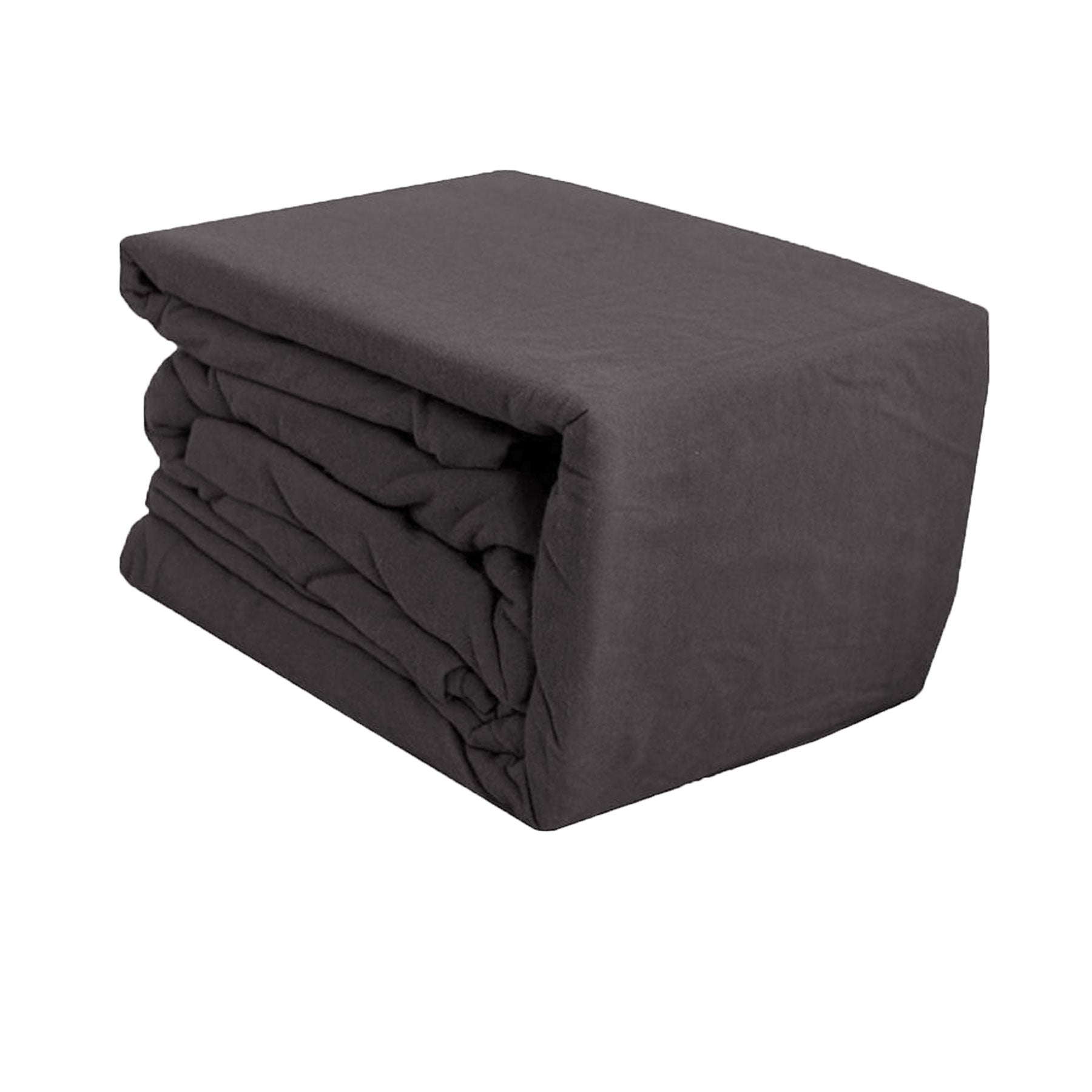 NNEDSZ Egyptian Cotton Flannel Sheet Set Charcoal Single-0