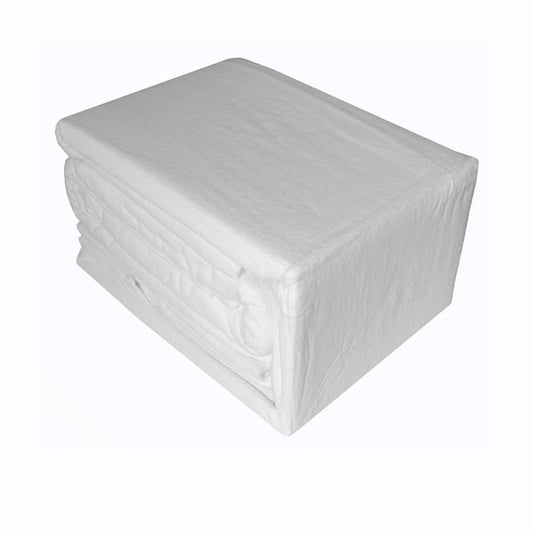 NNEDSZ Egyptian Cotton Flannel Sheet Set White Single-0