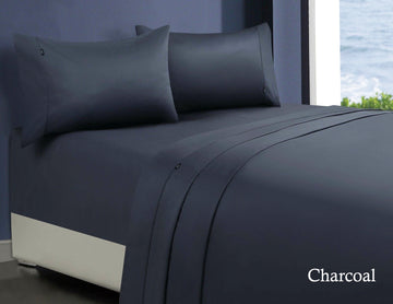 NNEDSZ 1000tc egyptian cotton sheet set 1 queen charcoal-0