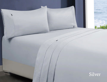 1000tc egyptian cotton sheet set 1 queen silver-0