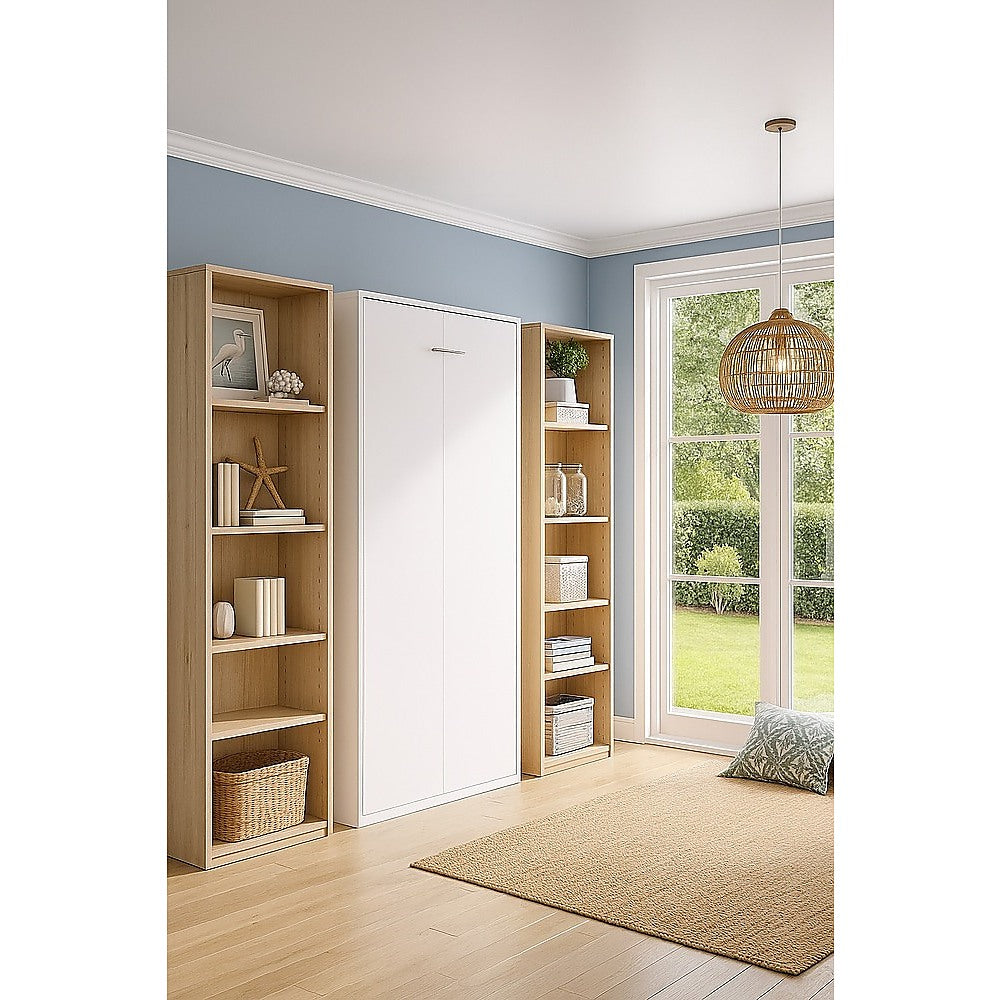 DIY Space Saving Double Wall Bed Cabinet – Murphy Bed Kit with Steel Frame & Hardware-0
