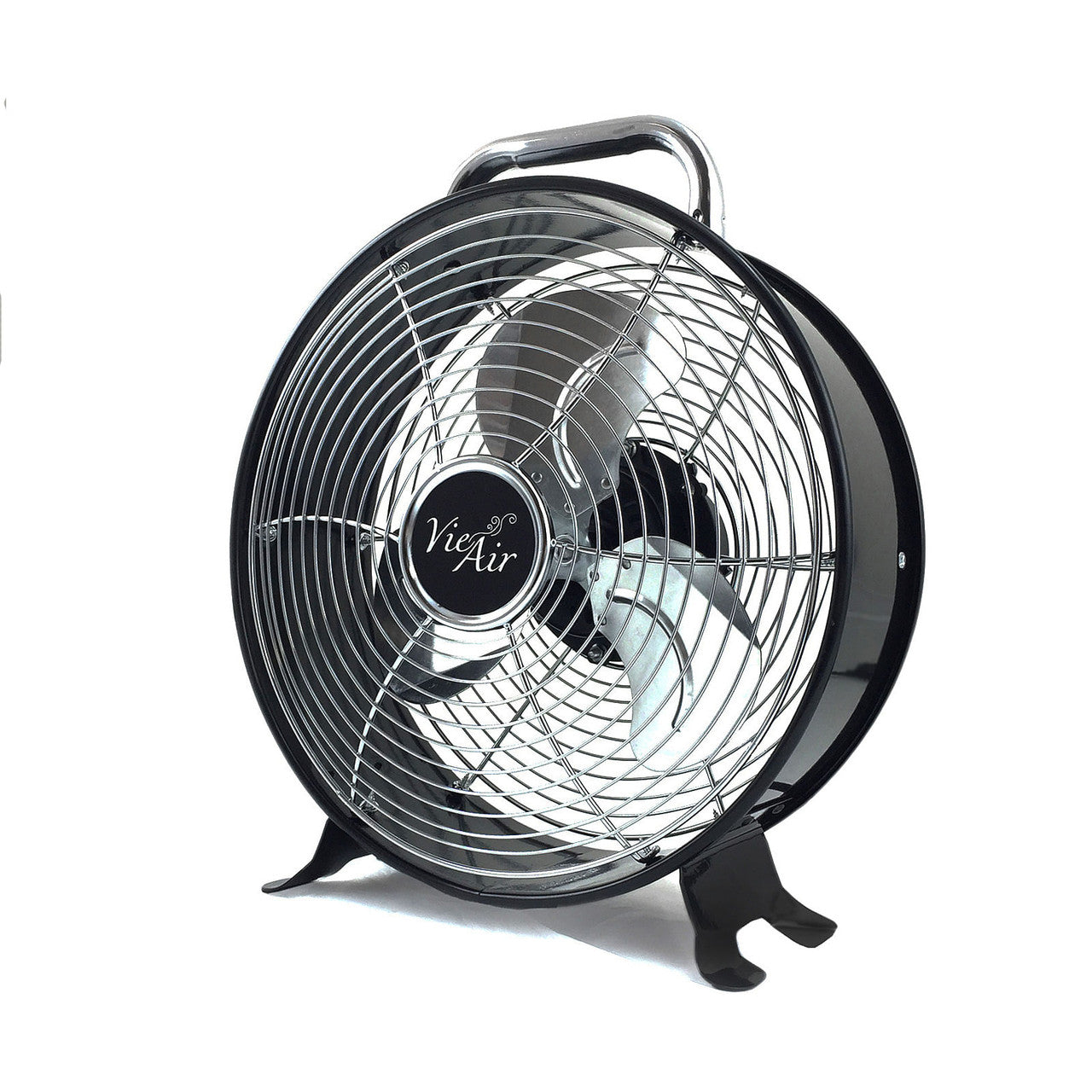 Vie Air 12 Inch High Velocity Dual Speed Retro Metal Drum Fan-0