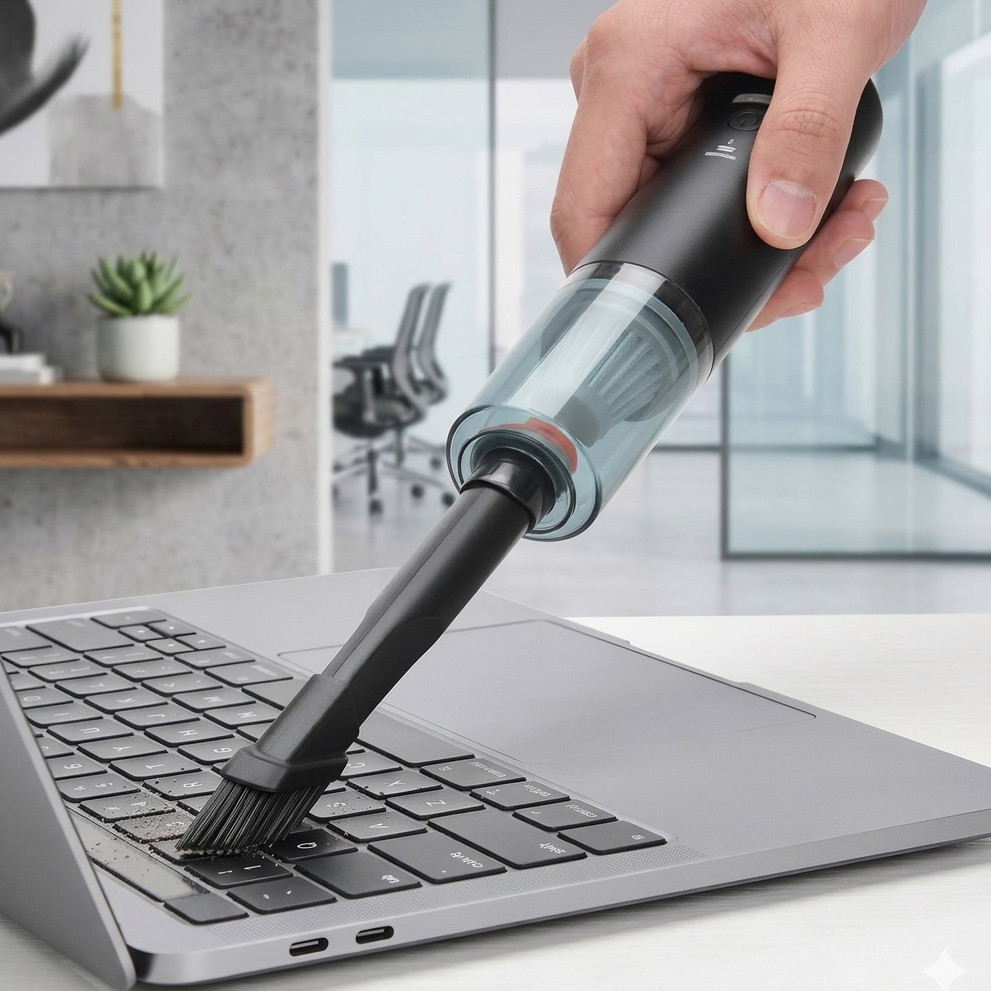 2-in-1 Mini Wireless Vacuum Cleaner & Air Duster-2