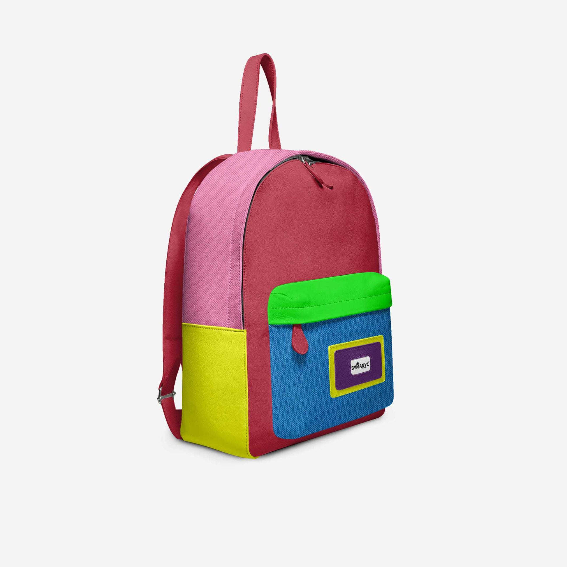 VEGAN BACKPACK SOHO NEON BYMANYC ® New York Luxury-0