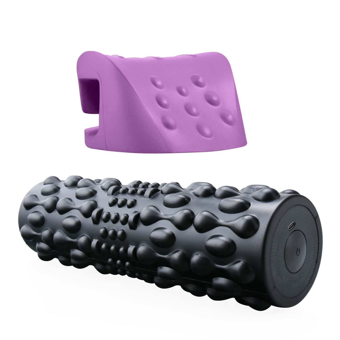 Muscle Relief Bundle: Vibrating Foam Roller & Neck and Shoulder Stretcher-0