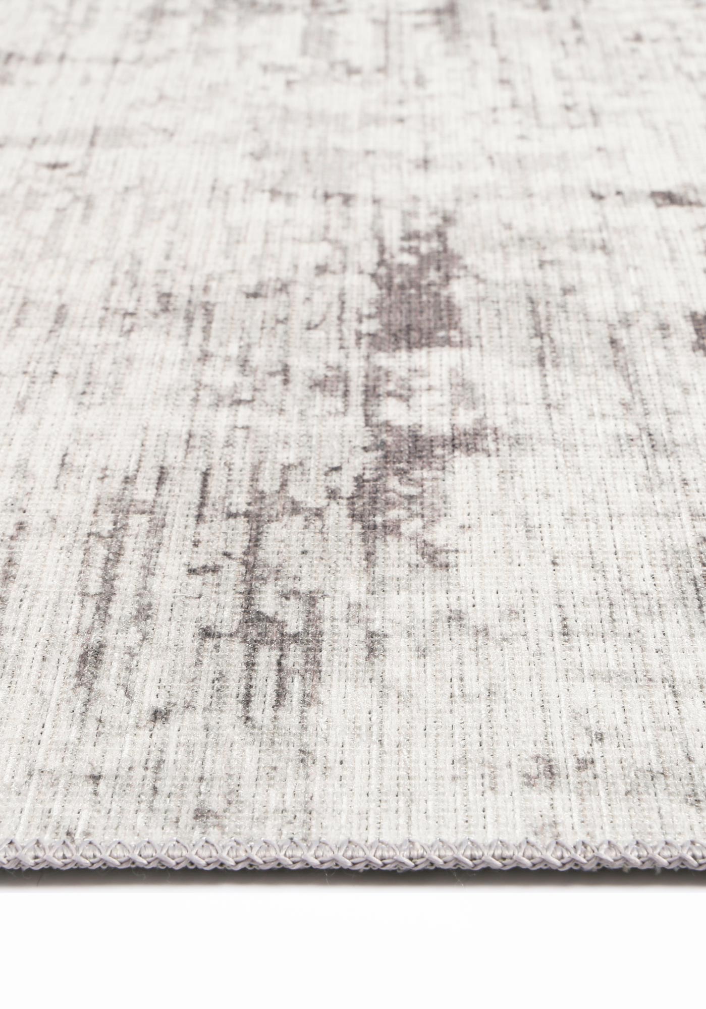 Abstract Evalina in Grey : Round Rug-4