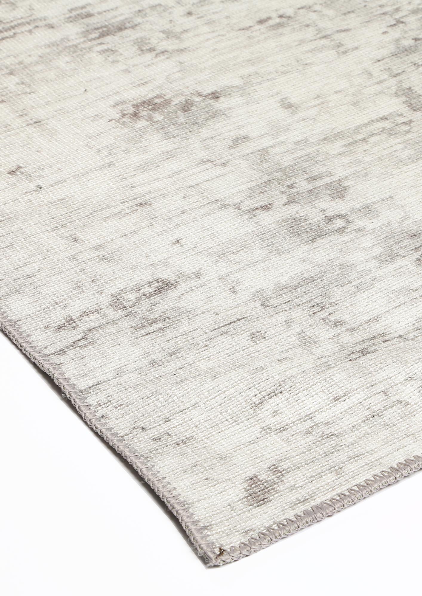 Abstract Evalina in Grey : Round Rug-2