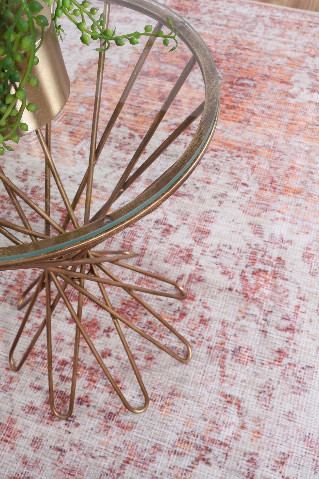 Senlis Sunset Mandarin in Orange & Pink Rug-4