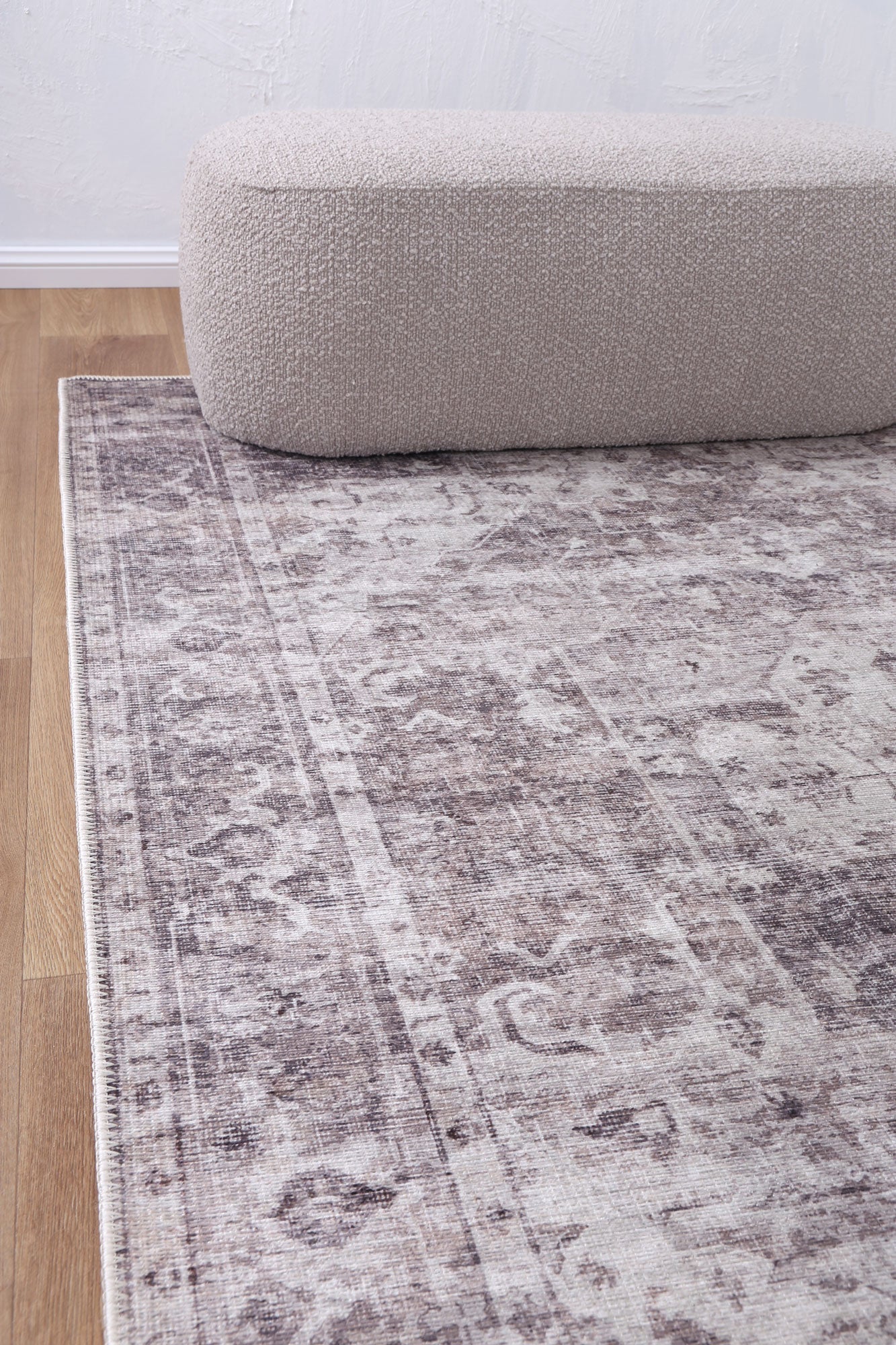 Chateau Machine washable in Grey Rug-4