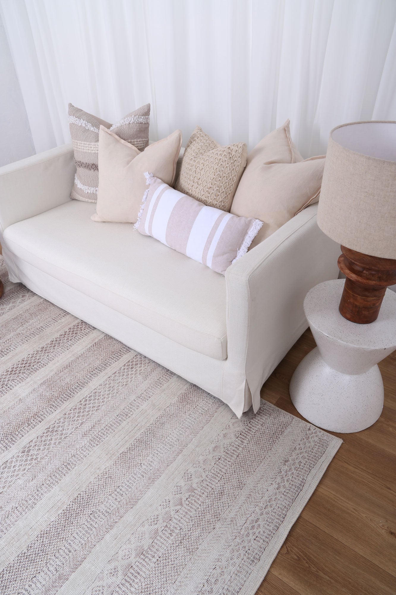 Mojave Lines Desert in Beige Rug-4
