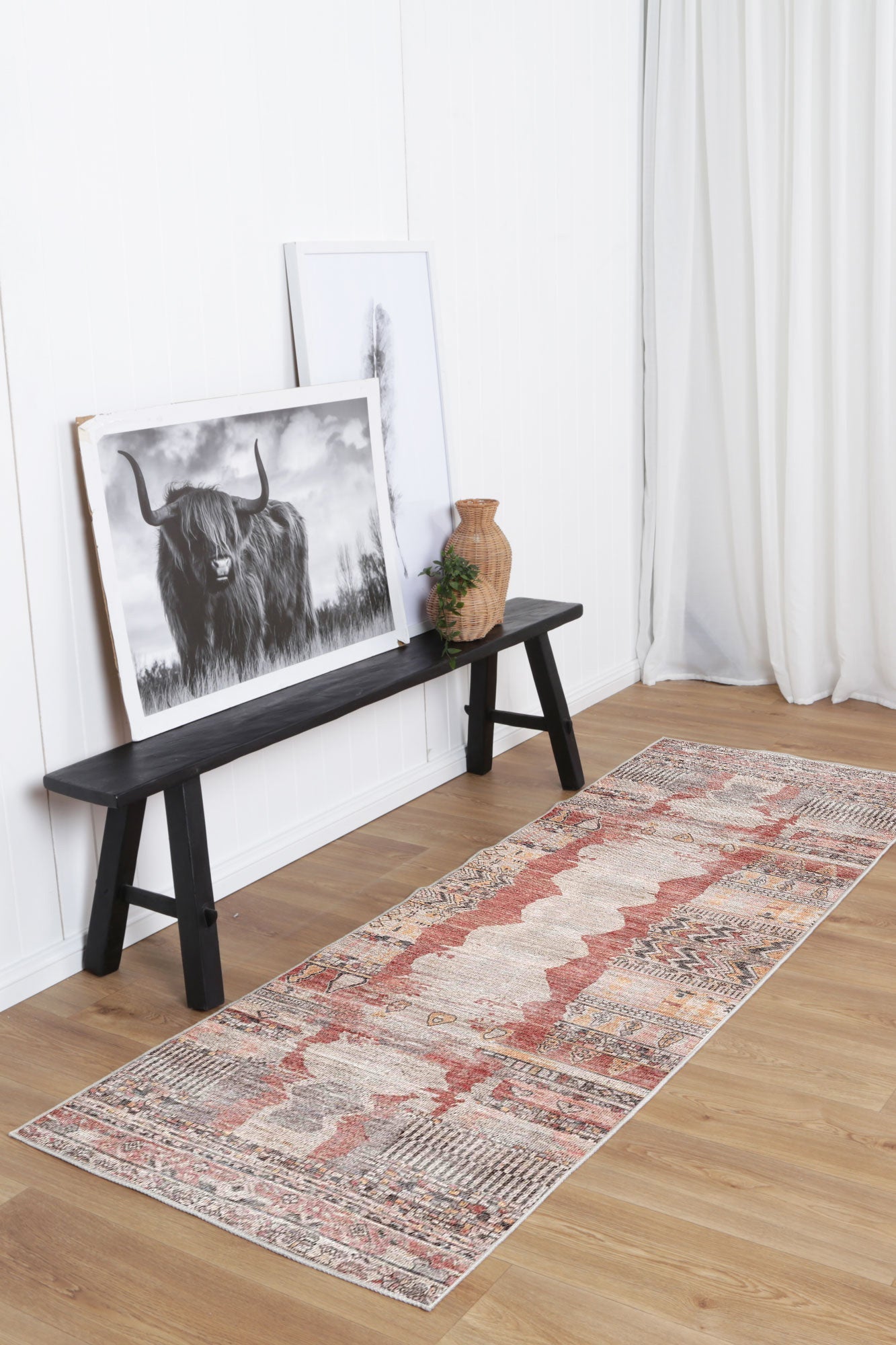 Amira Moroccan Dusk in Multicolor : Runner Rug-1