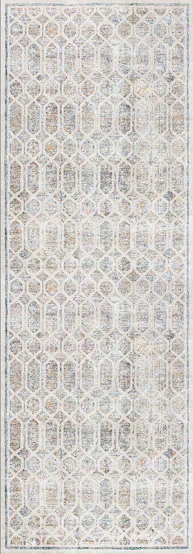 Chantilly Lace Machine Washable in Multicolor : Runner Rug-0