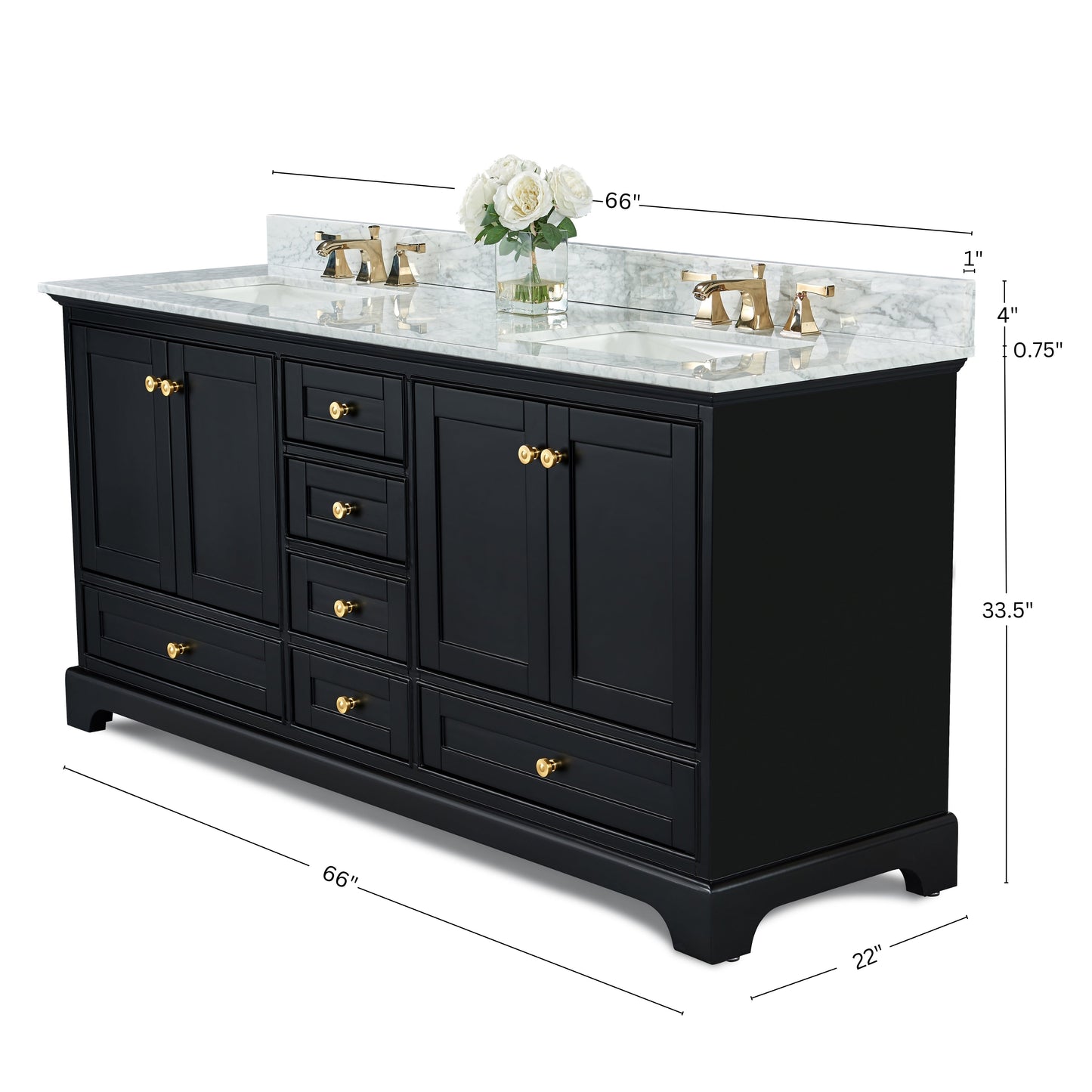 Audrey 66" Bath Vanity Set