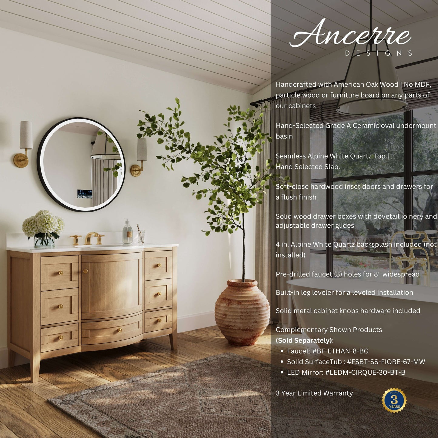Lauren 42" Bath Vanity Set