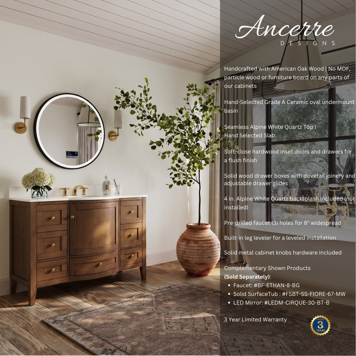 Lauren 42" Bath Vanity Set