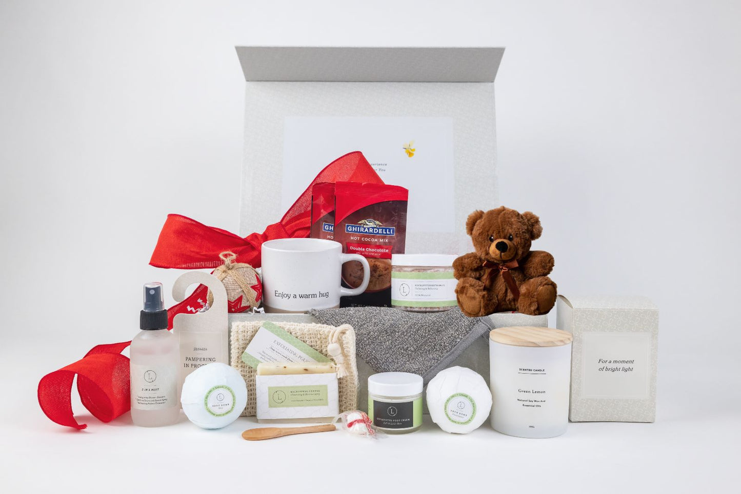Sending MOM a BIG hug Luxury Gift Spa Set - Full on Pampering for Mother's day-0