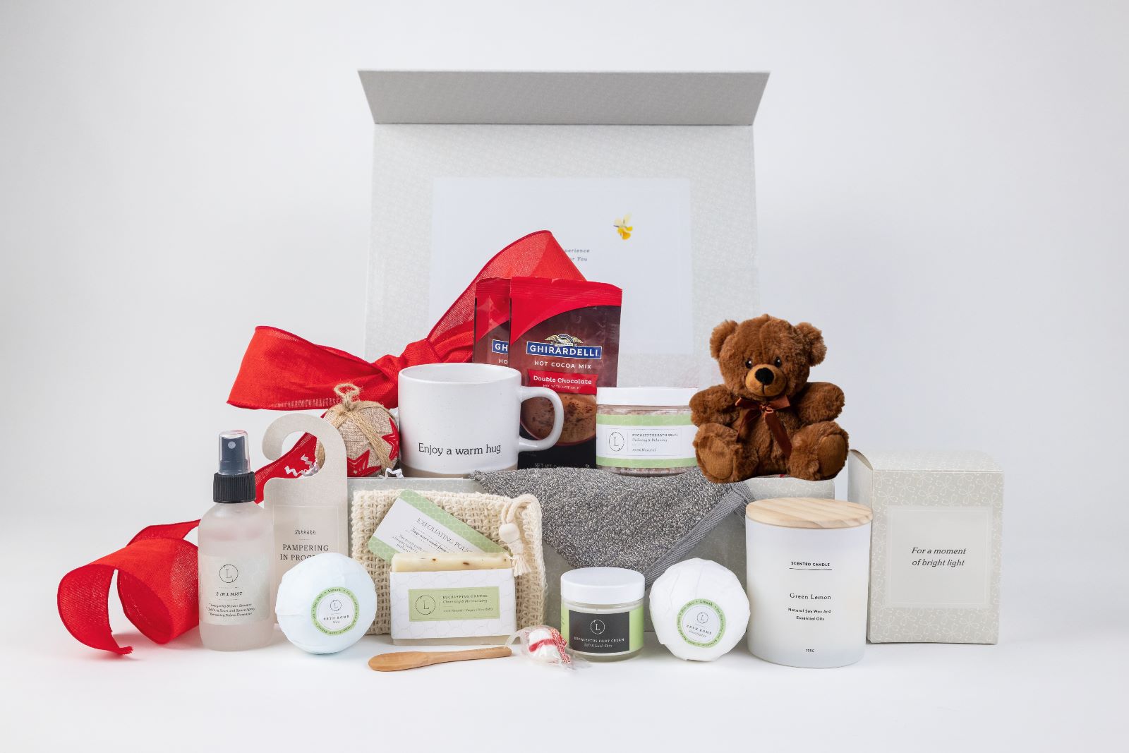 Sending MOM a BIG hug Luxury Gift Spa Set - Full on Pampering for Mother's day-0