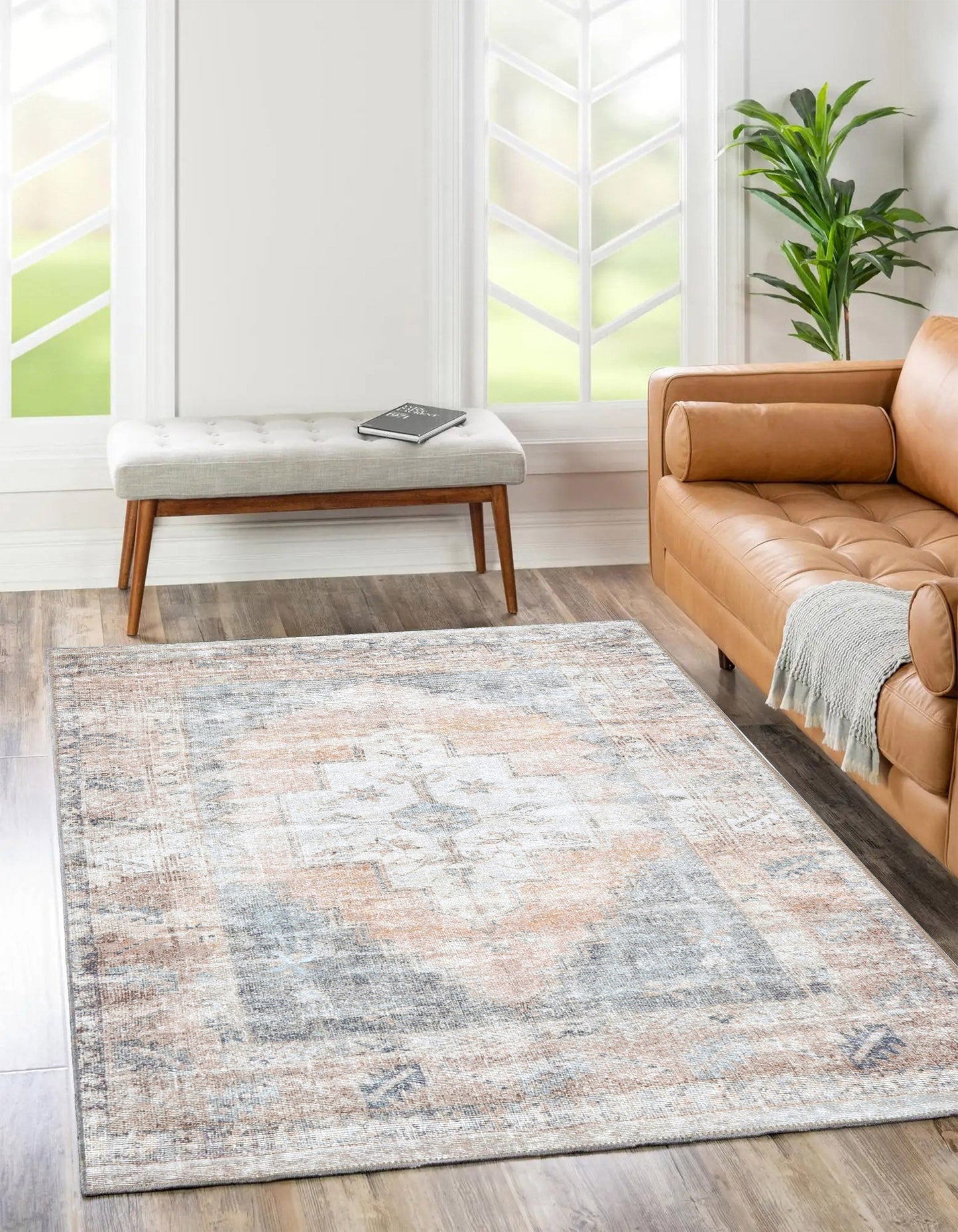 Valeria Machine Washable in Multicolor Rug-1