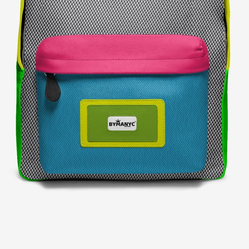 Vegan Backpack Brooklyn Pop by BYMANYC ® New York - Handmade Italy-3