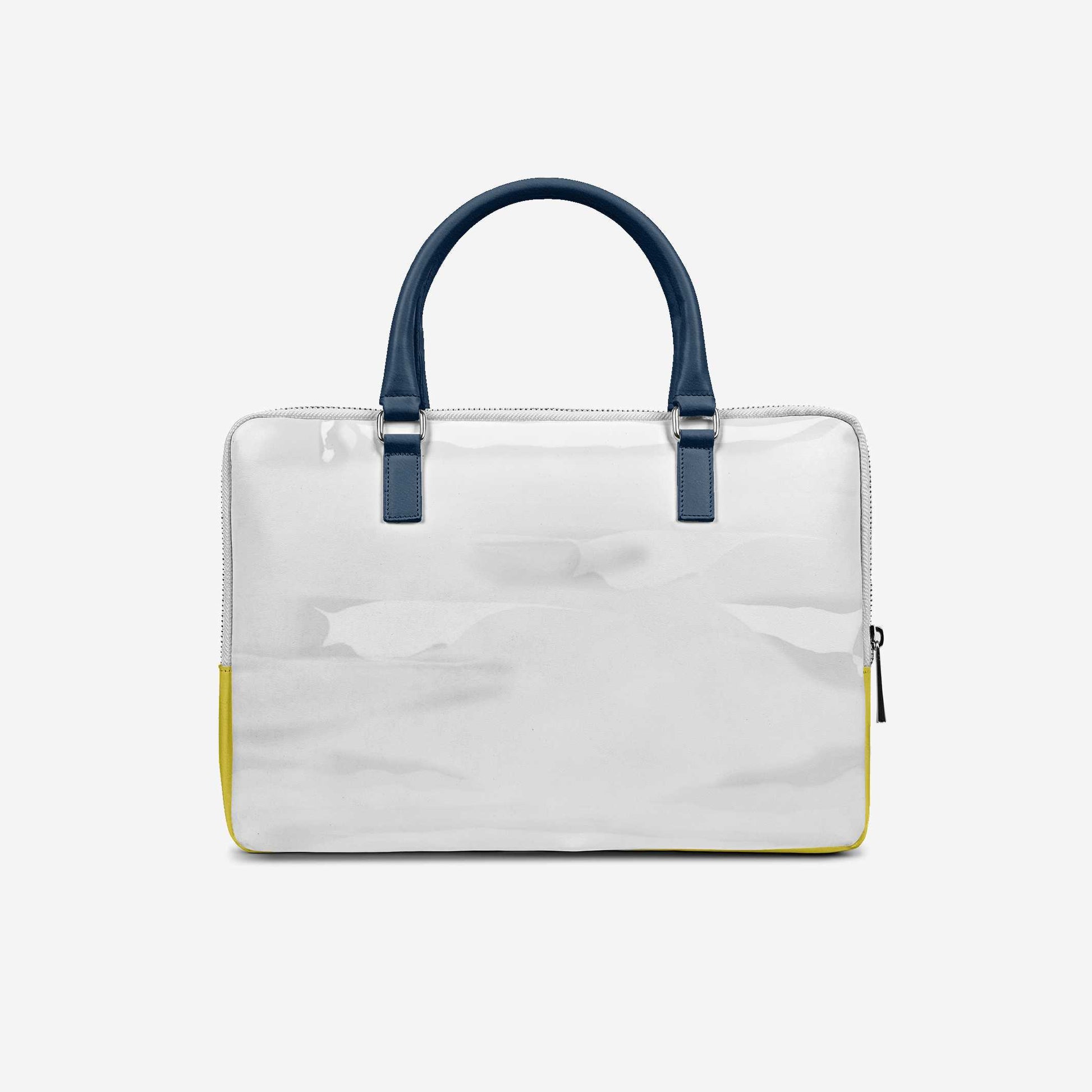 Vegan Designer Luxury Double Pocket Bag 16” | BYMANYC ® New York Elegant Edition-4