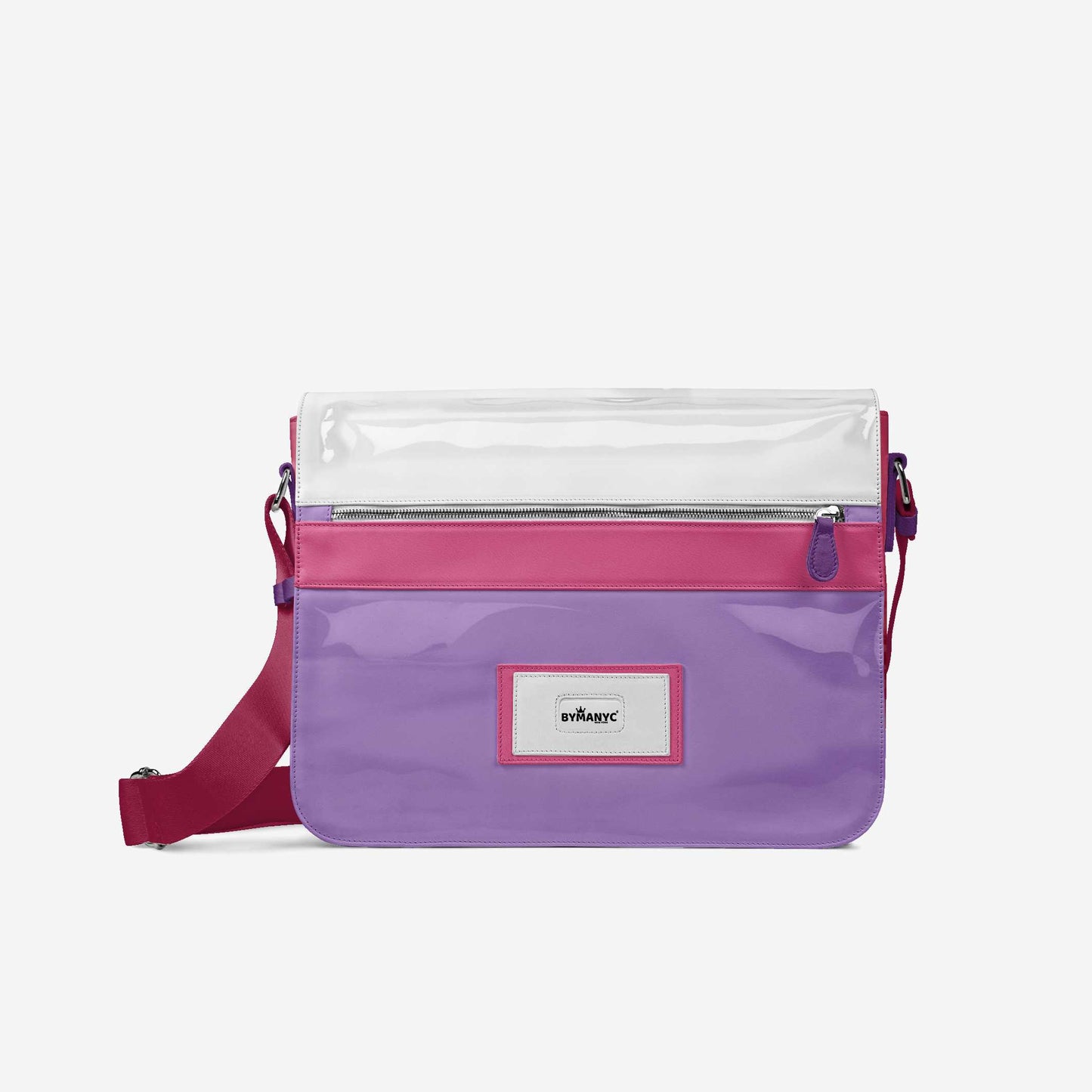 Vegan Designer Messenger Bag 16” | BYMANYC ® New York Luxury Milan Mood-0