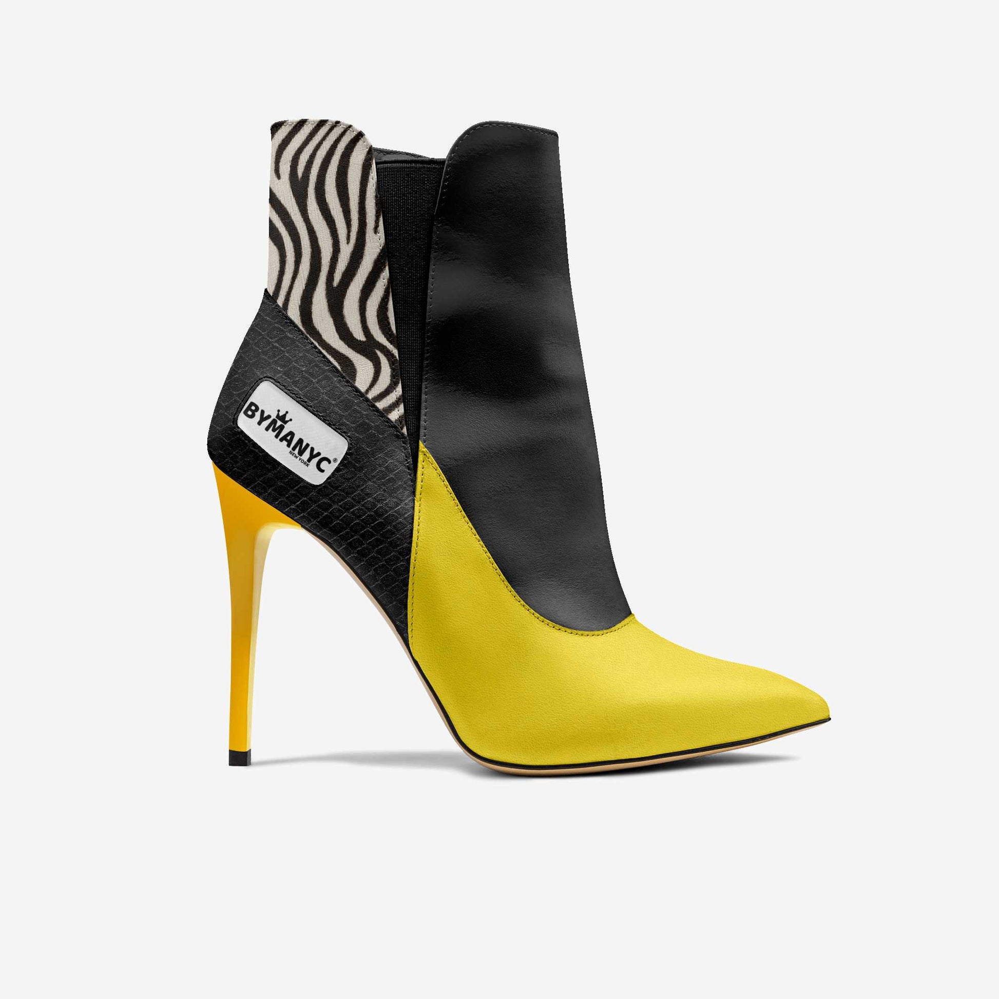 Vegan High Heel Women BYMANYC ® New York Tribeca Yellow Surge-0